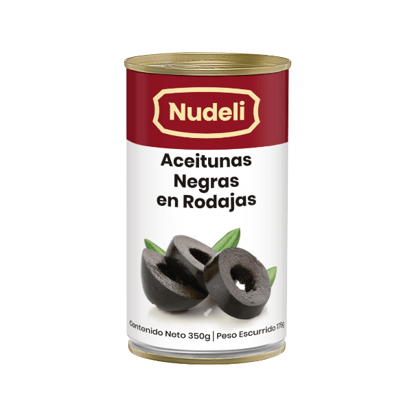Aceitunas Negras en Rodajas Nudeli