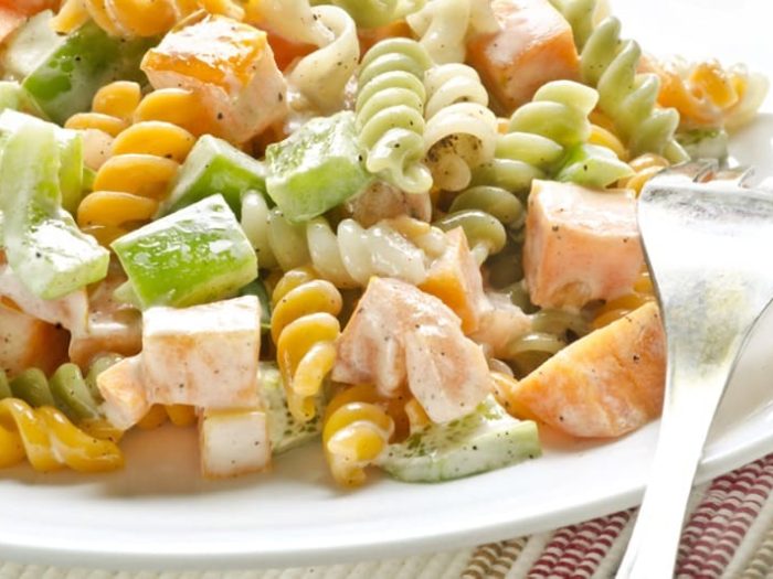 Ensalada de Pasta con Piña